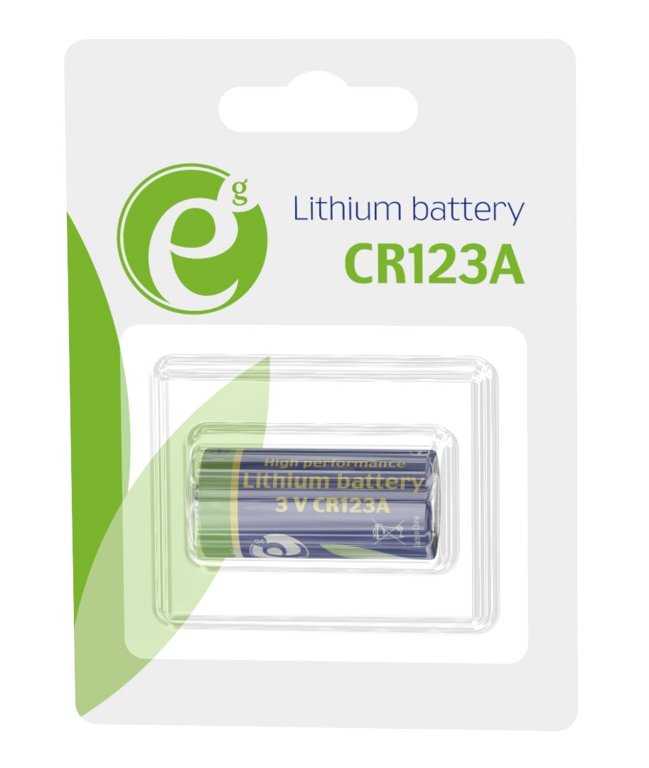 Gembird Eg-Ba-Cr123-01 Energenie Lithium Cr123 Battery, 3v, Blister