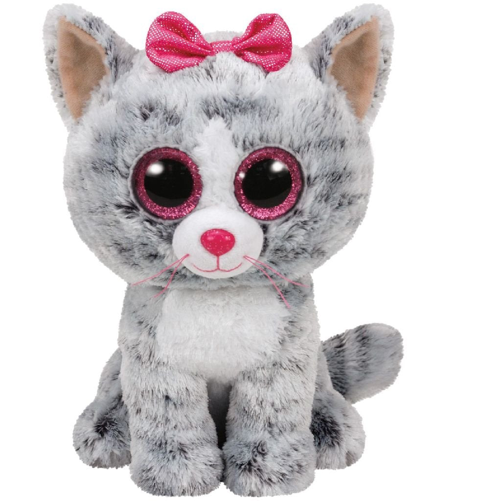Maskotka Ty Beanie Boos Kiki - Kot, 24 Cm