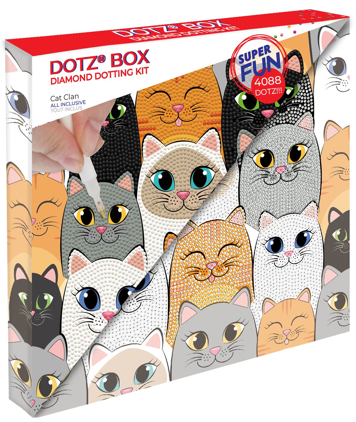 EAN 4895225918836 - Diamond Dotz Cat Clan imagen 3