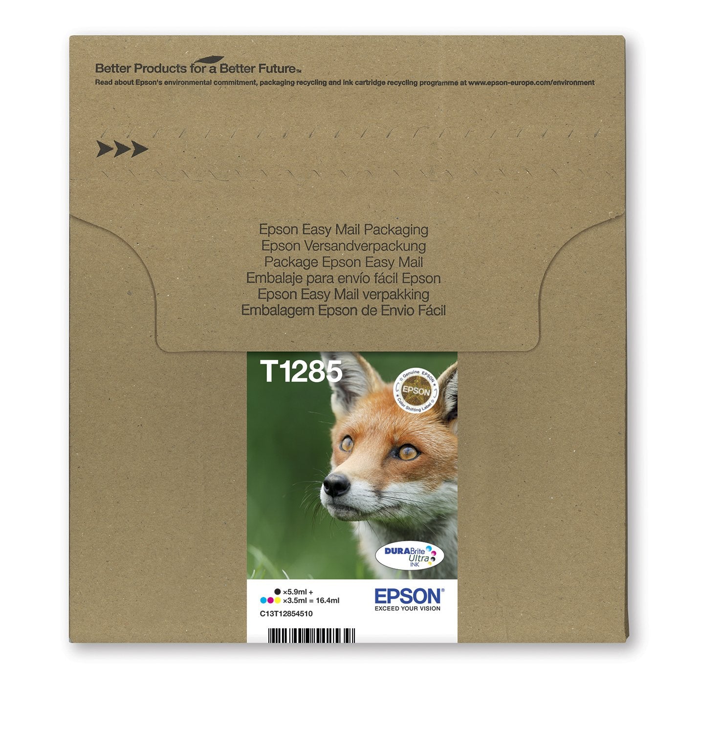 EAN 8715946638829 - Epson Fox T128 cartucho de tinta 1 pieza(s) Original Negro, Cian, Magenta, Amarillo imagen 10