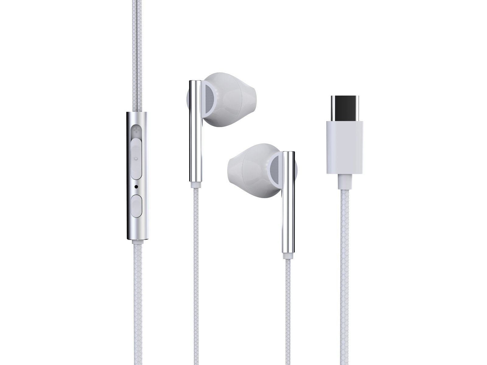 Auricular Digital Mini Tipo C Con Micrófono 1,2 M Cabletrevi Hmp 700 C