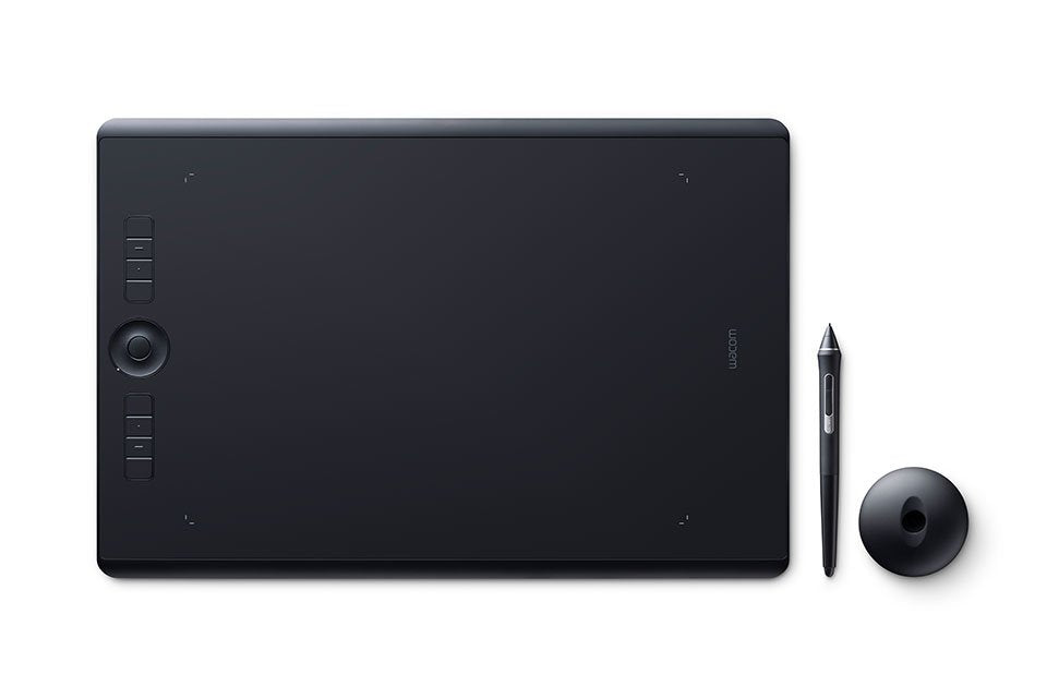 Wacom Intuos Pro Tableta Digitalizadora 5080 Líneas Por Pulgada 311 X 216 Mm Usb/Bluetooth Negro
