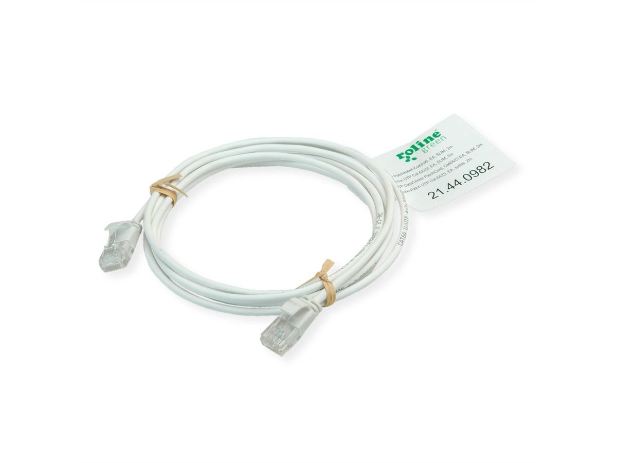 Roline Verde Utp Cable De Red Cat.6a (Class Ea), Lsoh, Slim, Grn, 1,5 M