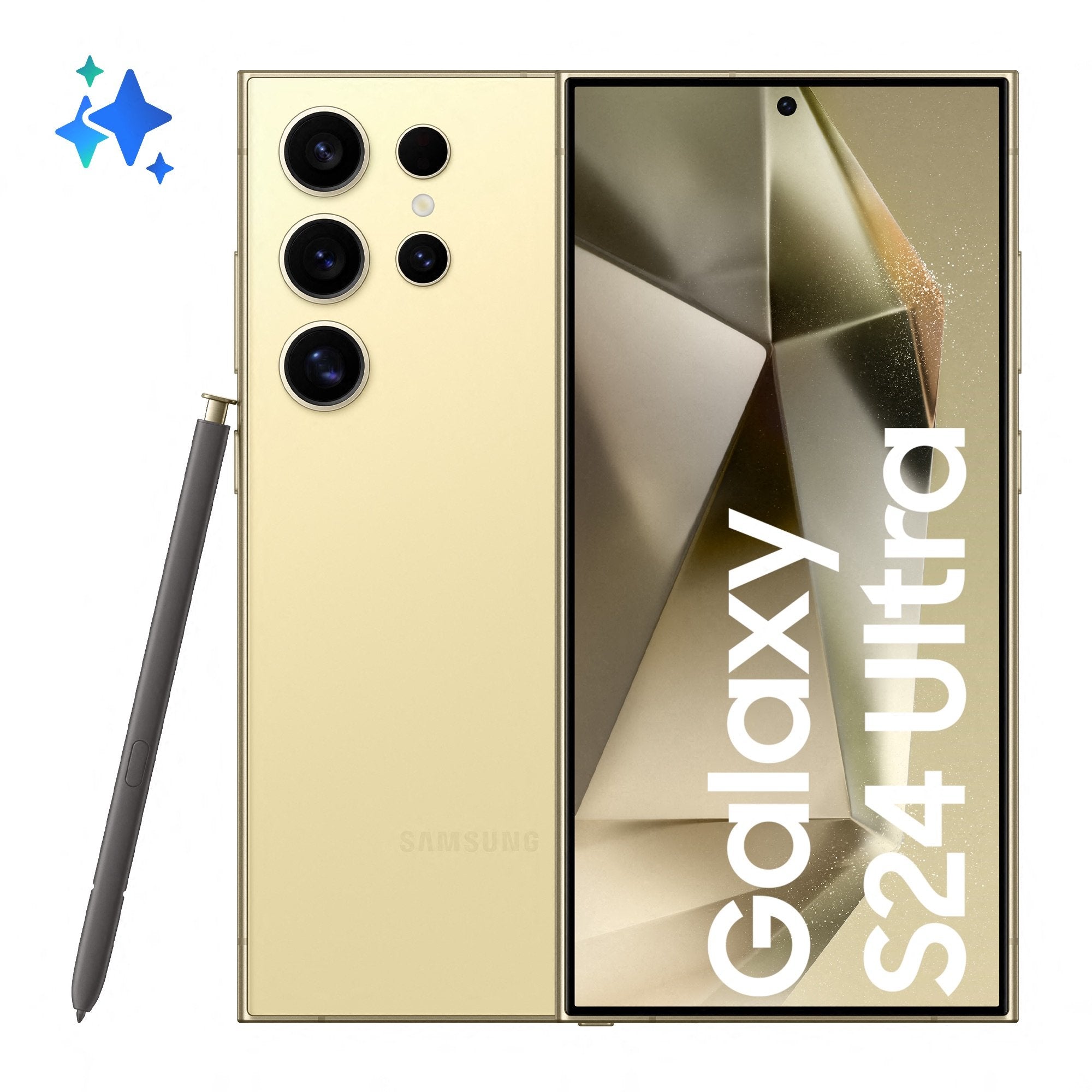EAN 8806095414355 - Samsung Galaxy S24 Ultra 17,3 cm (6.8") SIM doble 5G USB Tipo C 12 GB 256 GB 5000 mAh Titanio, Amarillo imagen 2