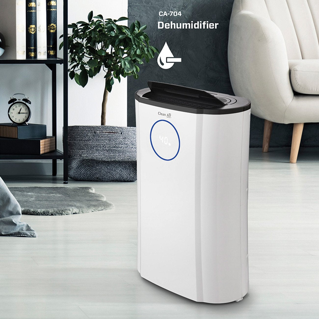EAN 8718546310195 - Clean Air Optima CA-704 4 L 39 dB 165 W Negro, Marfil imagen 7