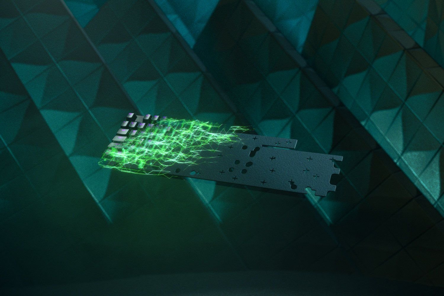 EAN 8886419347453 - Razer Huntsman V2 teclado Juego USB QWERTY Inglés de EE. UU. Negro imagen 7