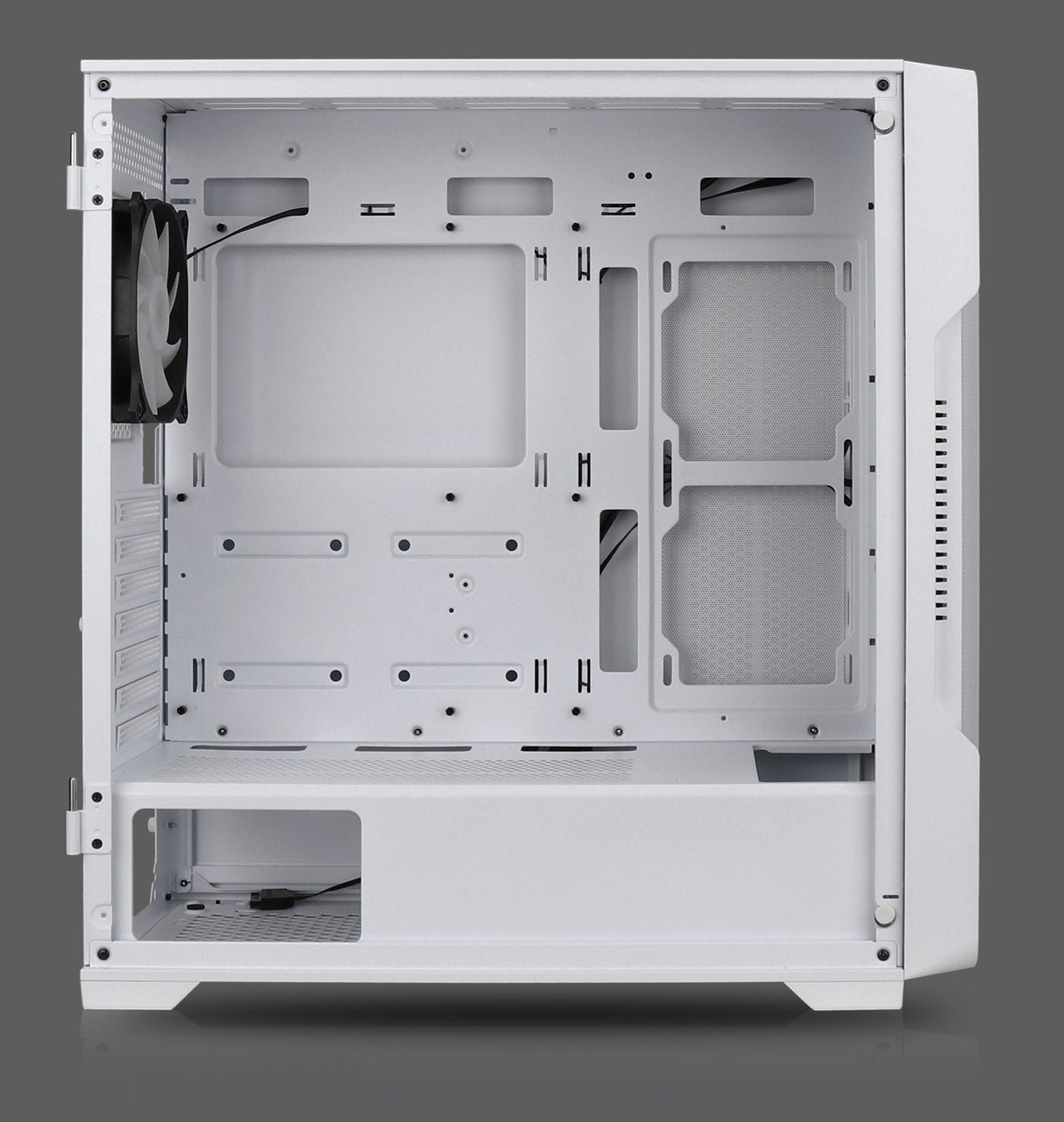 Caja Pc Go Nanoxia Midi Ds-9 Argb Airflow Blanco - Usb-C - Tg-Mesh