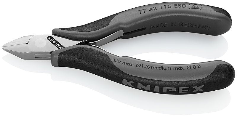 EAN 4003773031901 - Knipex 77 42 115 ESD alicate Alicate diagonal de corte imagen 1