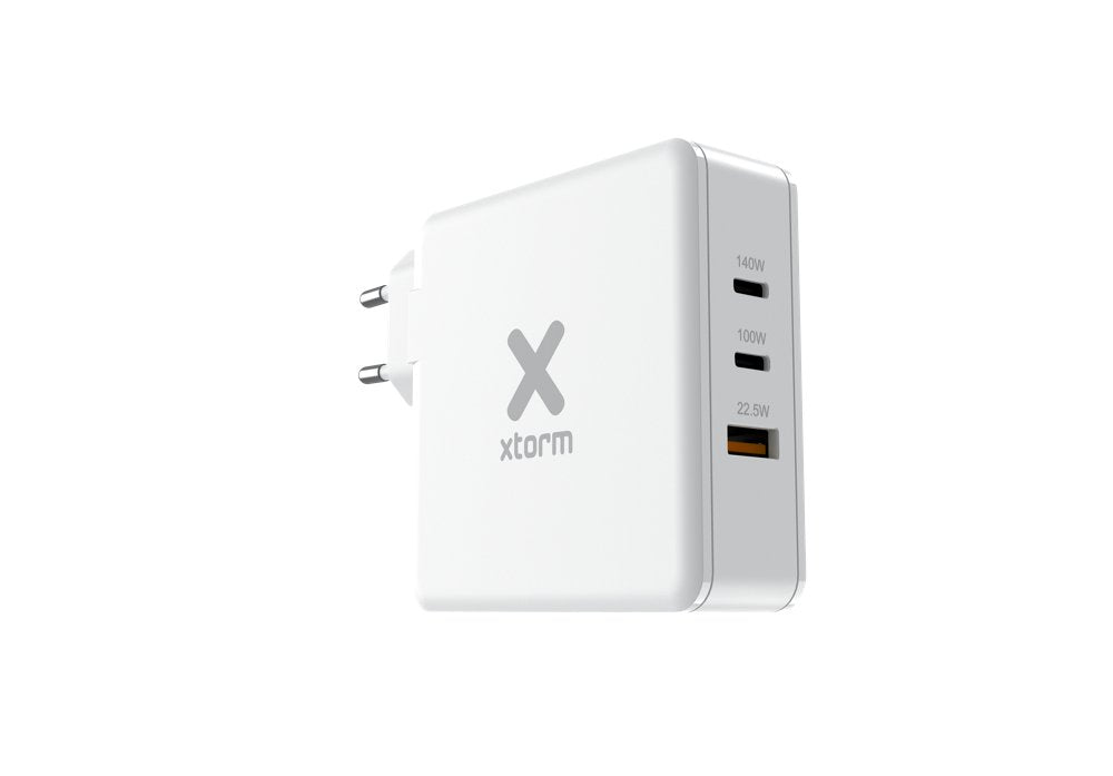 Cargador Pared Usb-C 140w Volt Ii Pd3.1 Blanco Xtorm 140w Máximo/ 2xusb-C Pd, 1xusb-A