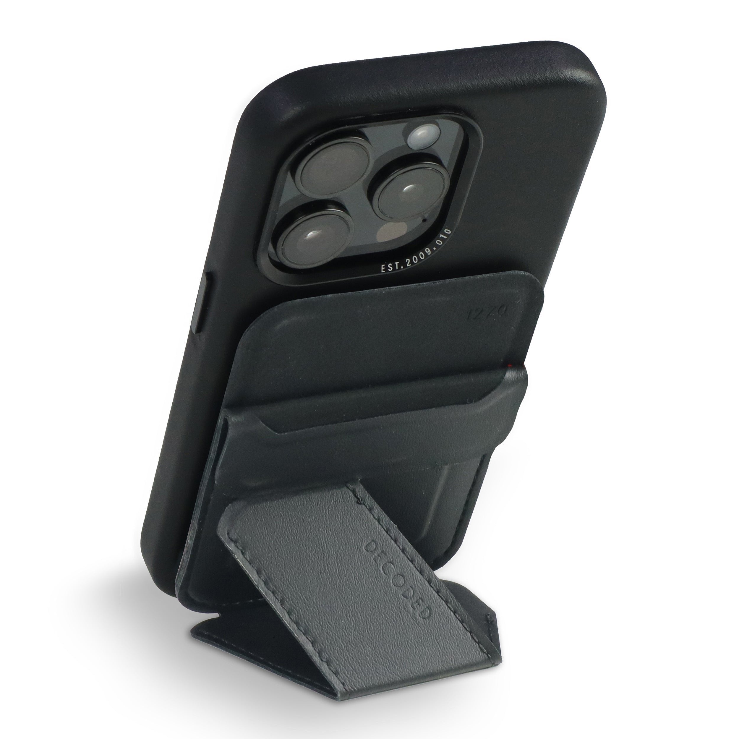 EAN 8720593011253 - Decoded D24MSCS1GE monedero, tarjetero y portadocumento de viaje Billetera Negro Silicona imagen 5