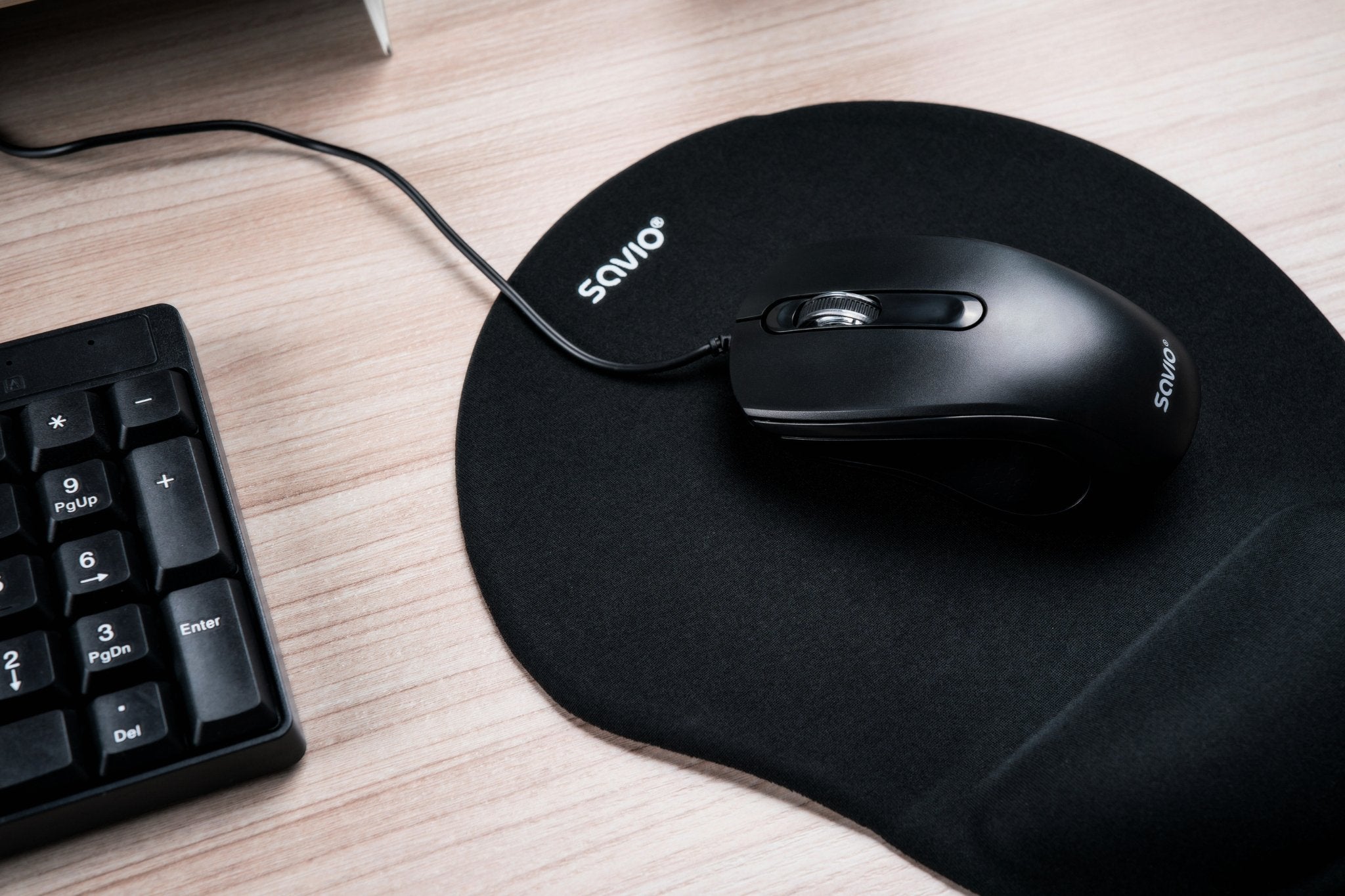 Raton Savio Mb-03 Optico Con Cable Usb(A) 1200 Dpi