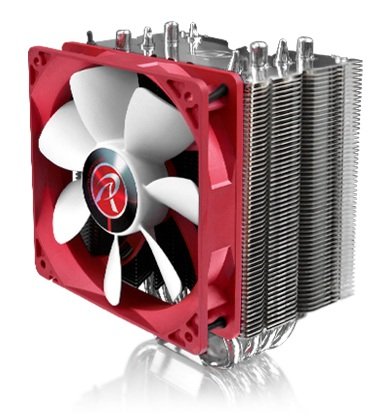 Raijintek Themis Evo Procesador Enfriador 12 Cm Metálico, Rojo, Blanco