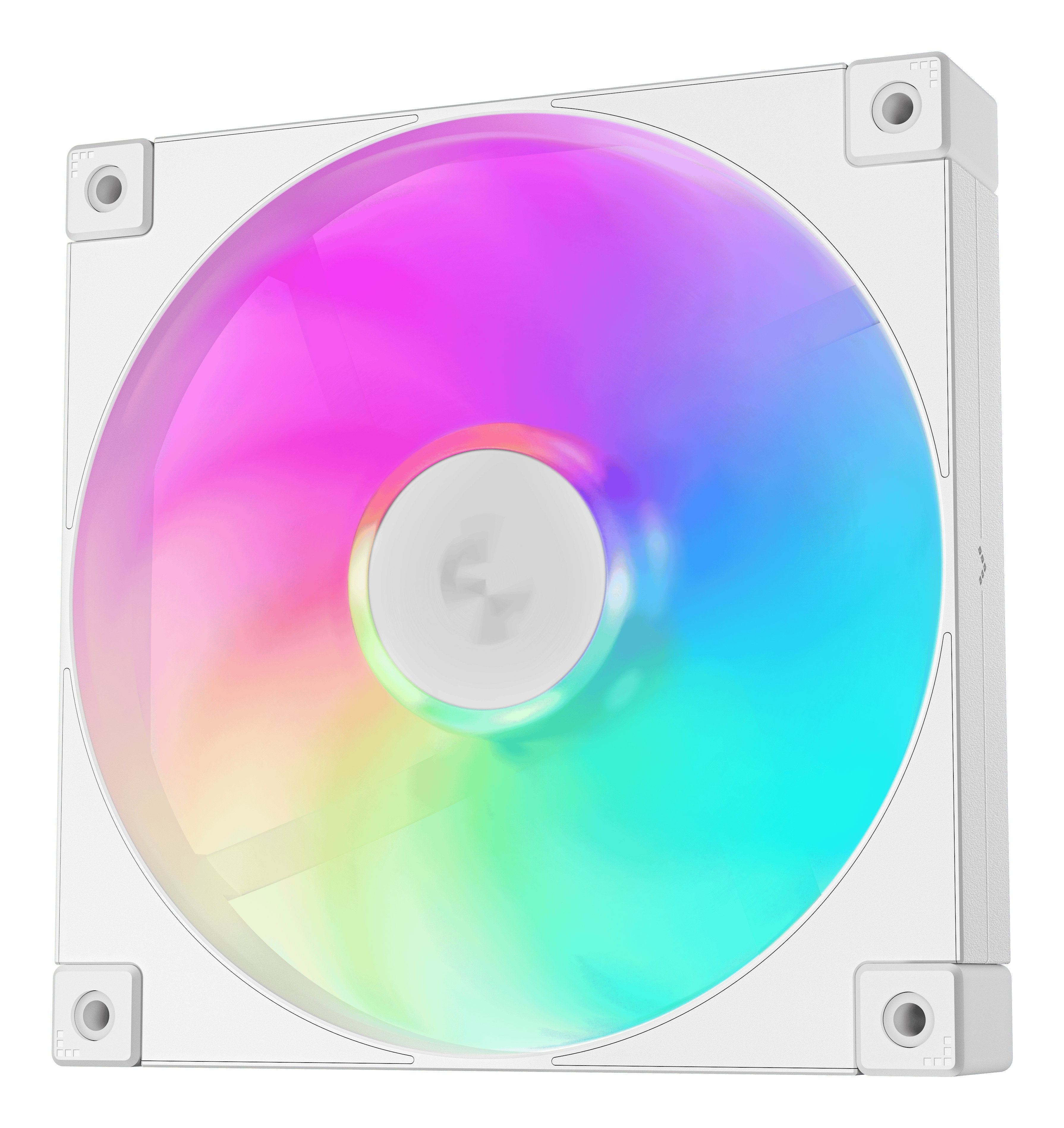 Ventilador Pc Deepcool Fd14 Argb Wh 140x140x25 Paquete De 3, 140 Mm R-Fd14-Whapn3-G