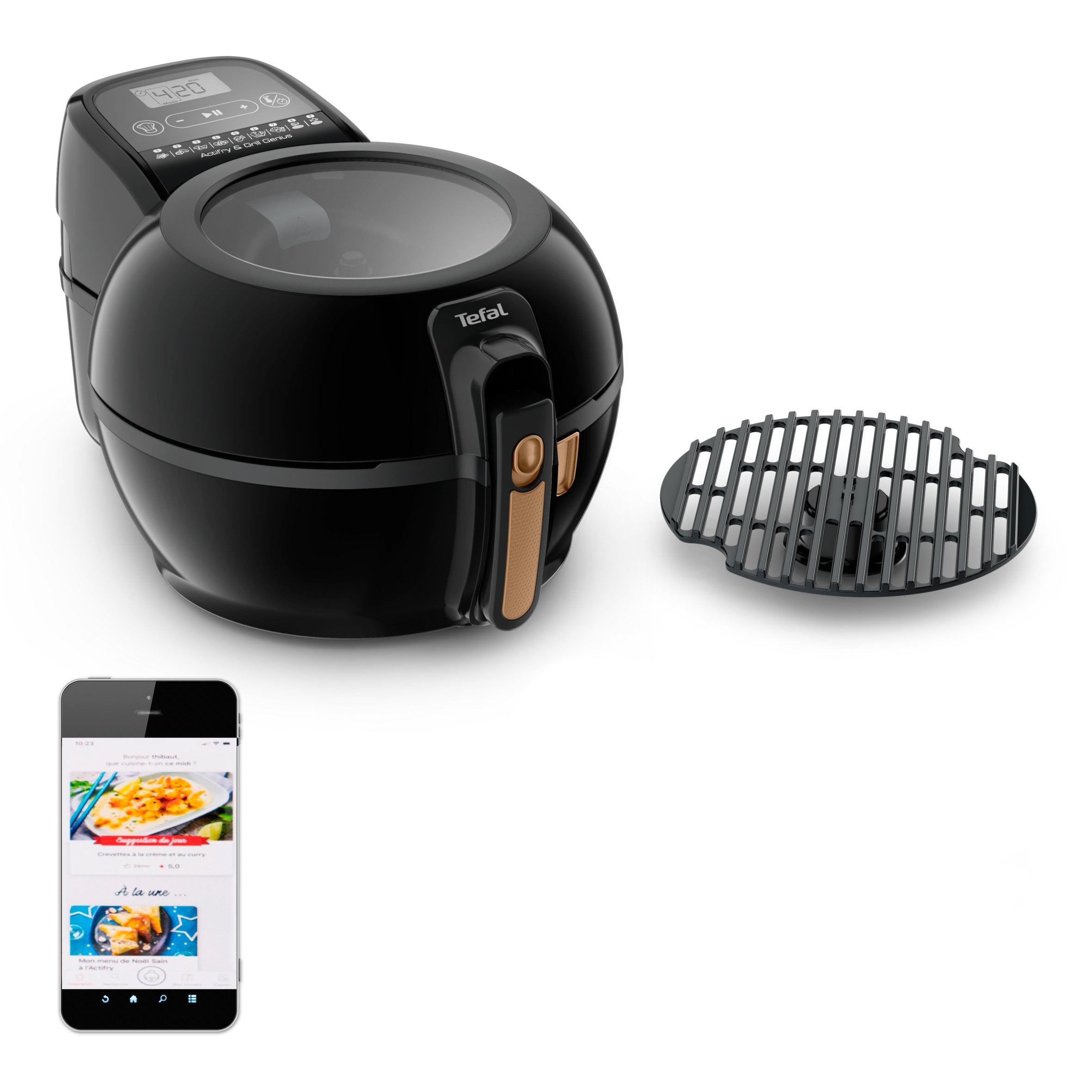 EAN 3045380023260 - Tefal ActiFry FZ775810 freidora Sencillo Independiente 1520 W Freidora de aire caliente Negro imagen 1