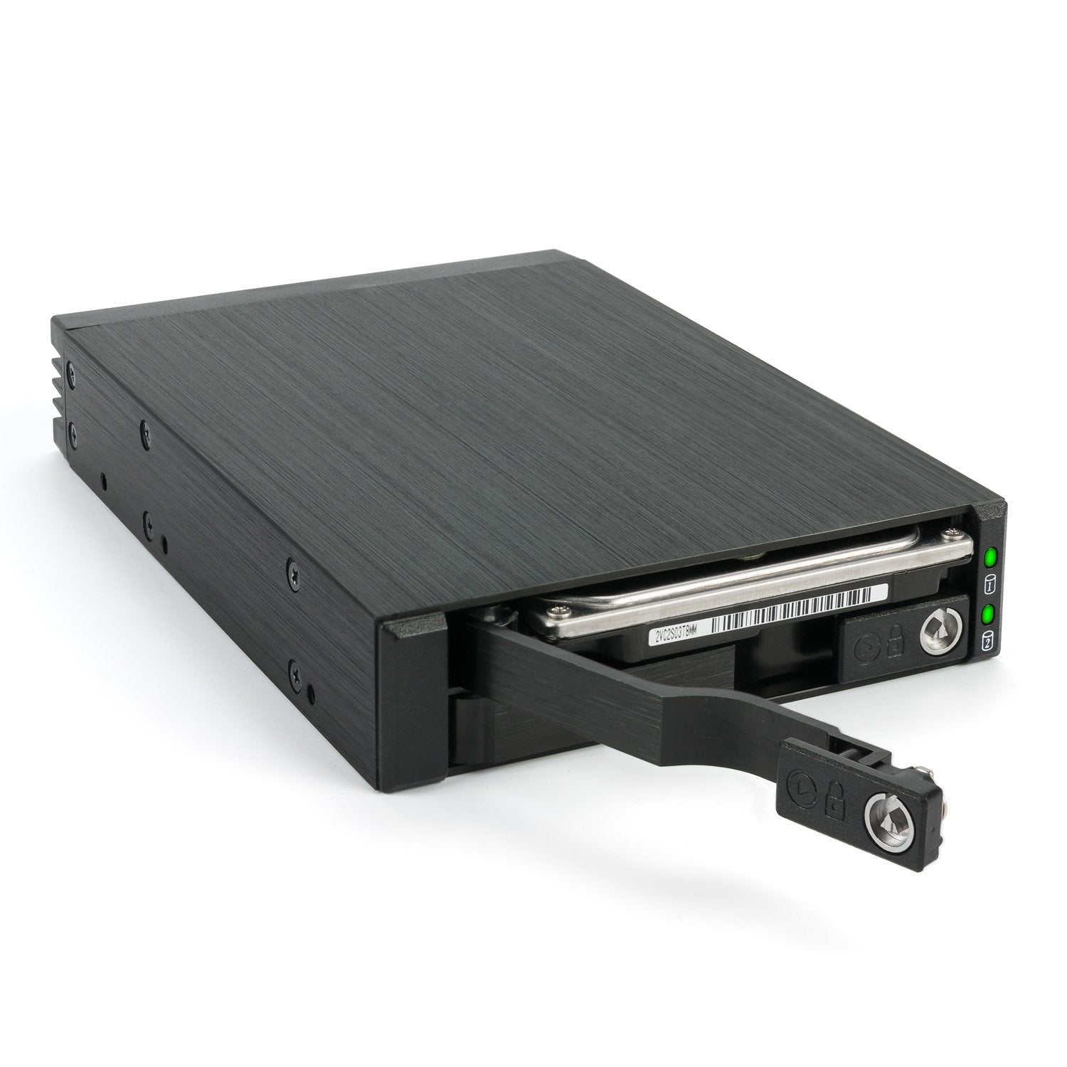 Fantec Mr-25dual, Marco Extraíble Sata + Sas Hdd/Ssd De 2,5", Negro