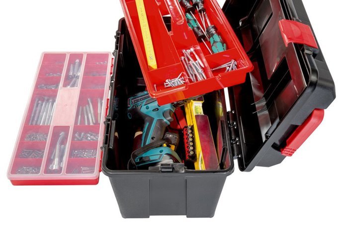 EAN 4006793811614 - Parat 5811000391 pieza pequeña y caja de herramientas Polipropileno Negro, Rojo imagen 5