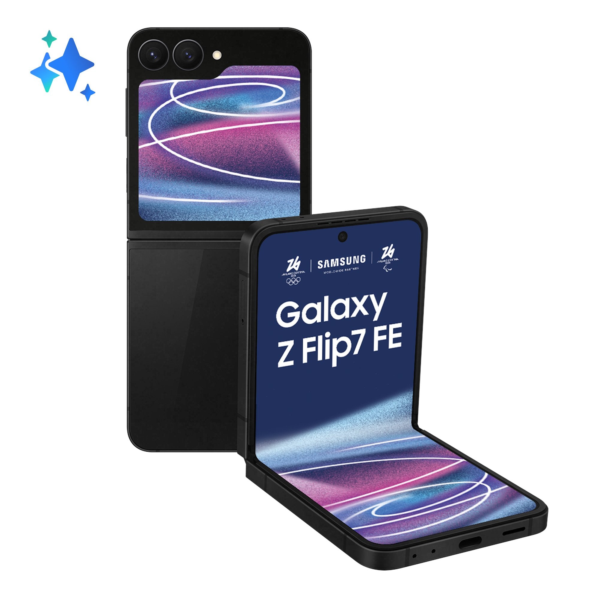 EAN 8806097428428 - Samsung Galaxy Z Flip7 FE 17 cm (6.7") 5G 8 GB 128 GB 4000 mAh Negro imagen 1