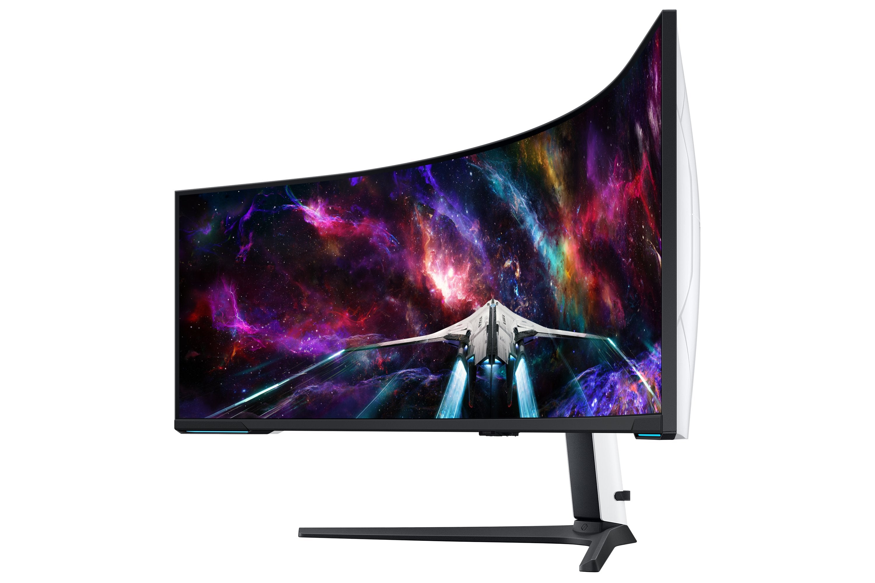 EAN 8806094972252 - Samsung G95NC pantalla para PC 144,8 cm (57") 7680 x 2160 Pixeles Dual UHD LED Negro, Blanco imagen 4