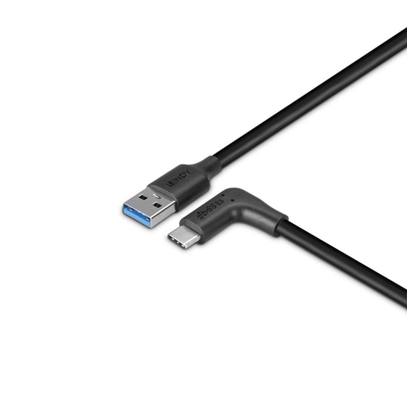 Cable Lindy 32012 Usb 3.2 Gen 2 (3.1 Gen 2) 0,5 M Usb A Usb C Negro