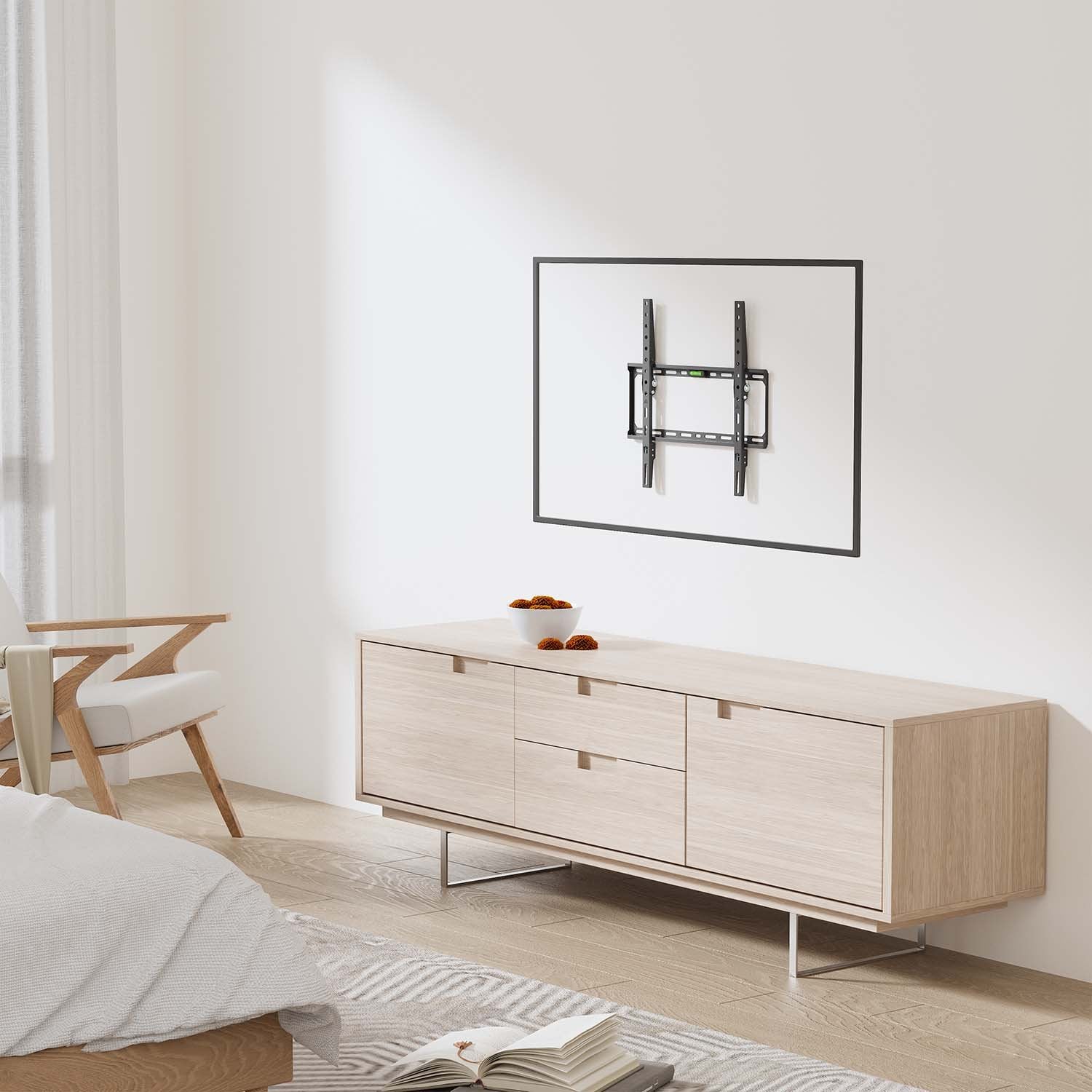 Aisens Soporte Eco Inclinable Para Monitor/Tv 45kg De 32-75, Negro