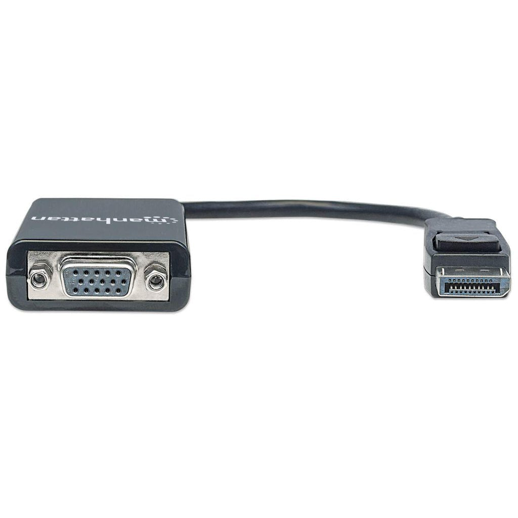 EAN 0766623151962 - Manhattan 151962 adaptador de cable de vídeo 0,15 m DisplayPort VGA (D-Sub) Negro imagen 3