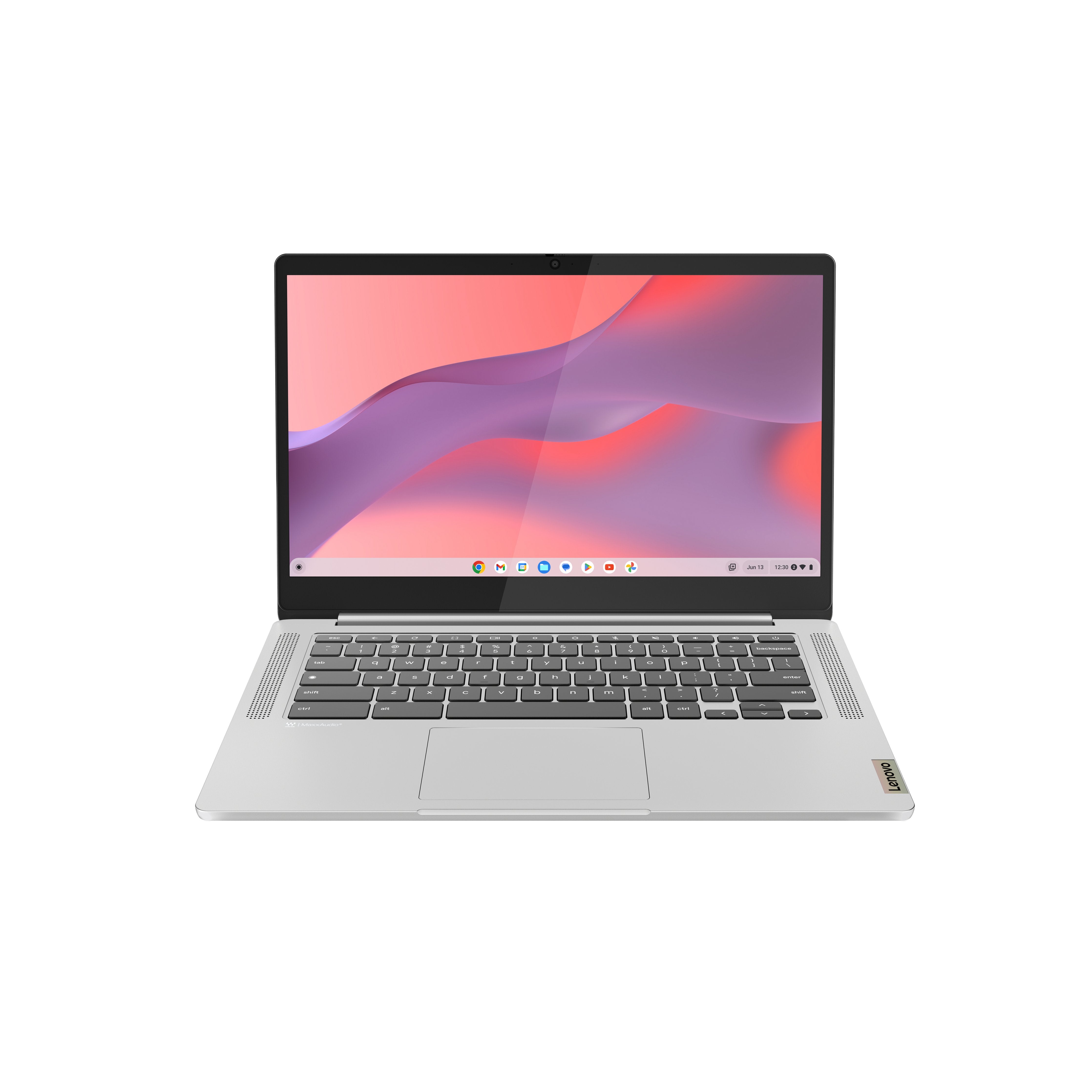 Lenovo Ideapad Slim 3 14m868 Chromebook 35,6 Cm (14") Full Hd Mediatek 8 Gb Lpddr4x-Sdram 128 Gb Emmc Wi-Fi 6 (802.11ax) Chromeos Gris