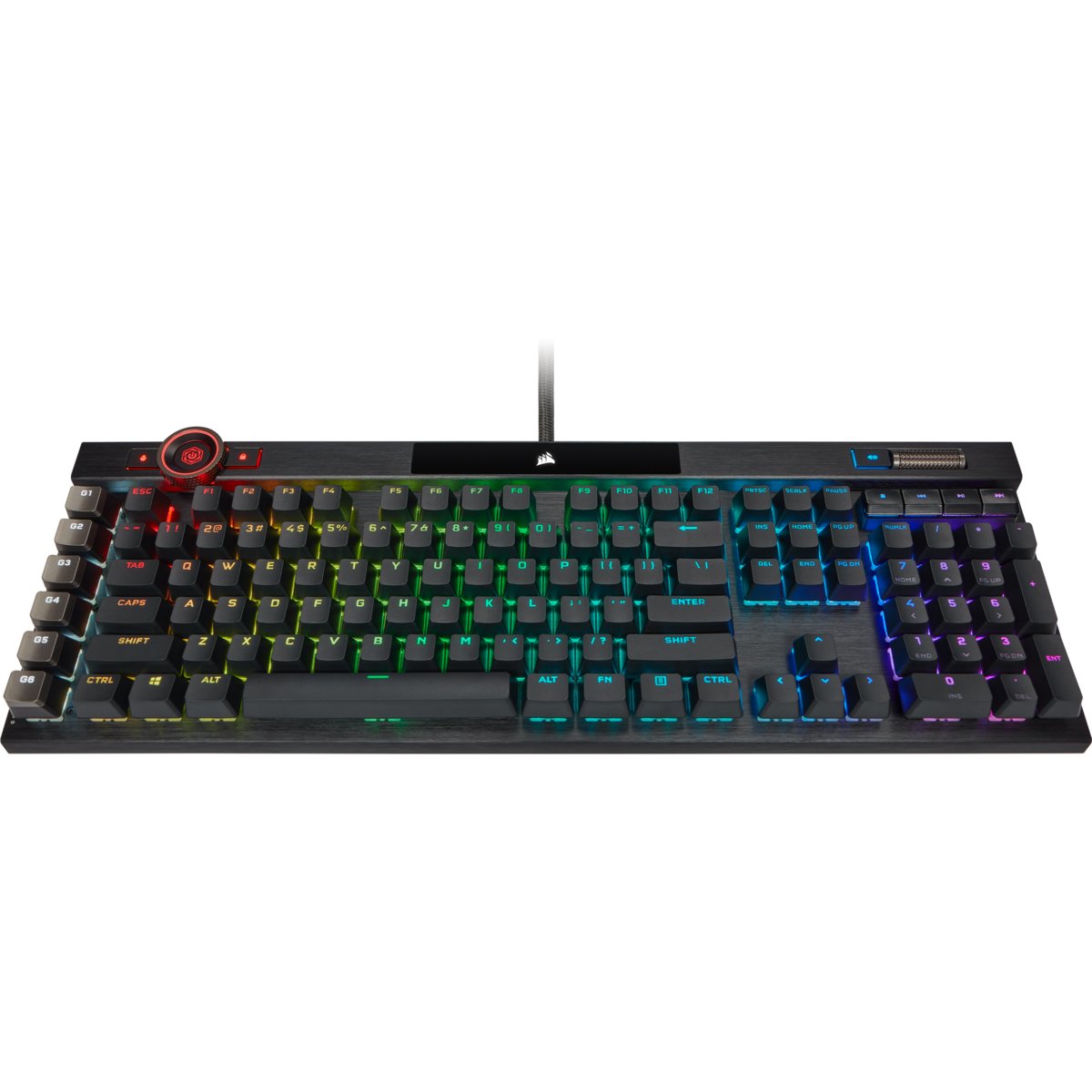 Teclado (Aleman) Corsair K100 Rgb Optisch-Mechanisch Opx Black