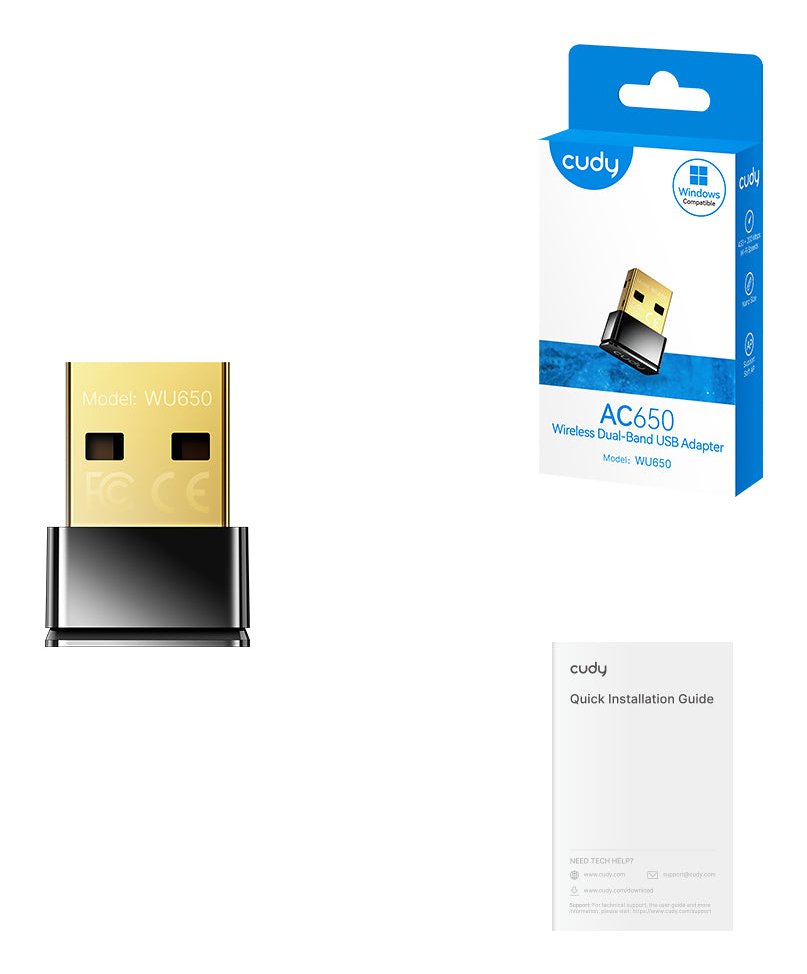 EAN 6971690790851 - Cudy WU650 adaptador y tarjeta de red WLAN 433 Mbit/s imagen 3