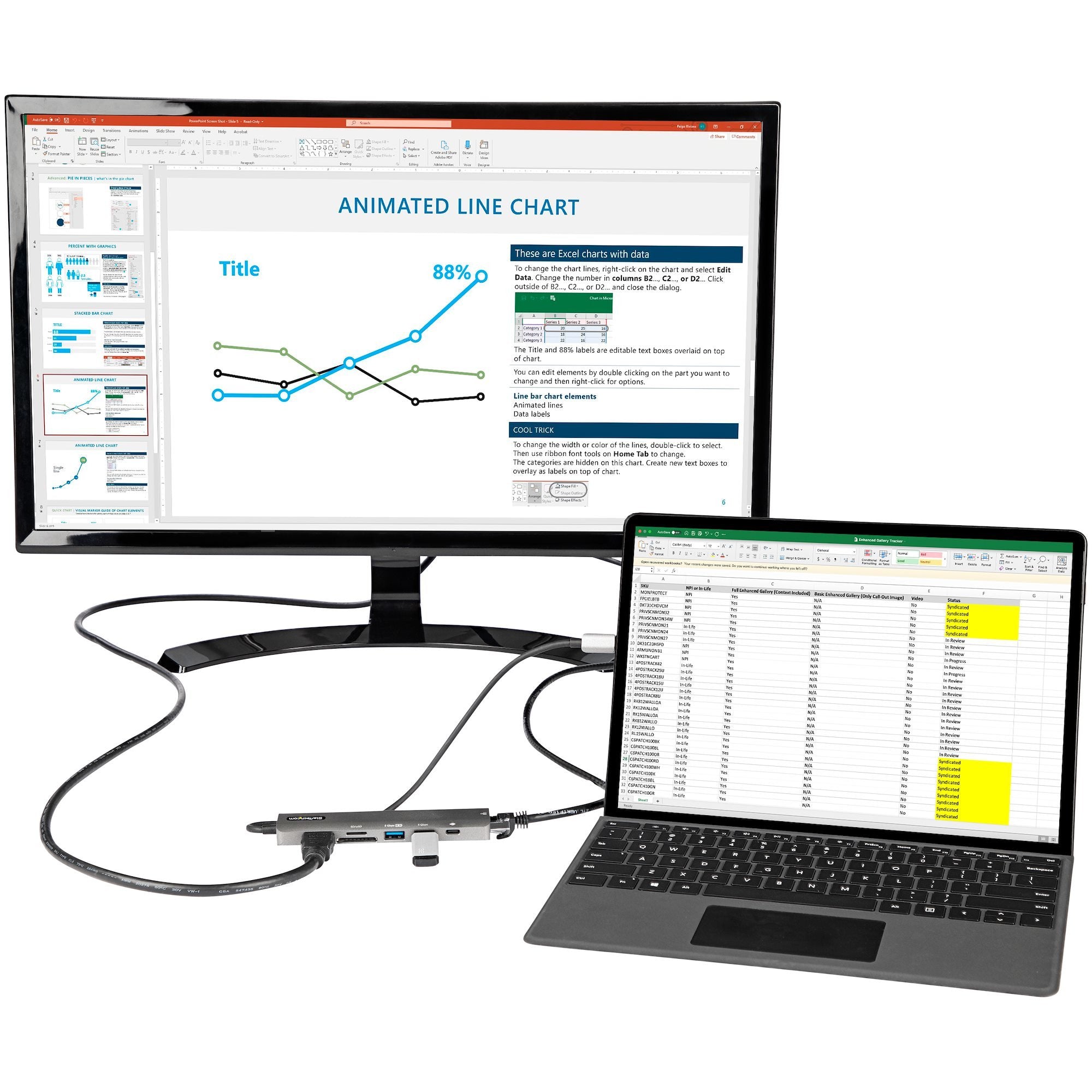 EAN 0065030891790 - StarTech.com DKT30CHSDPD1 base para portátil y replicador de puertos Alámbrico USB 3.2 Gen 1 (3.1 Gen 1)  imagen 4