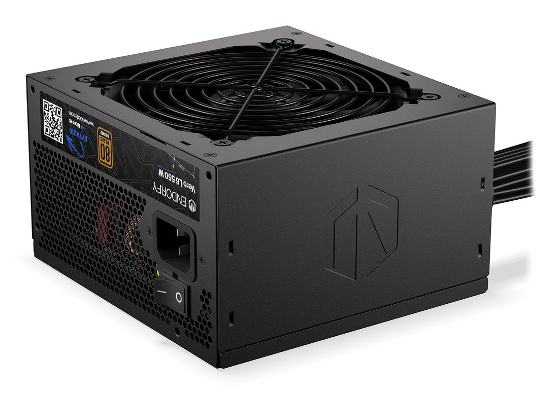 Endorfy Vero L6 550 W (Negro, 1x 12-Pin High Power Gpu, 2x Pcie, 550 Watt) Ey7a016