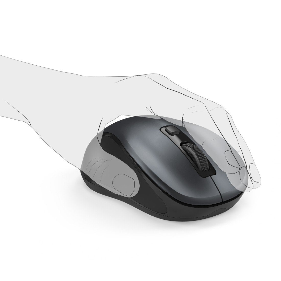 Ratón Hama Canosa V2 Ambidextro Bluetooth Óptico 1600 Dpi