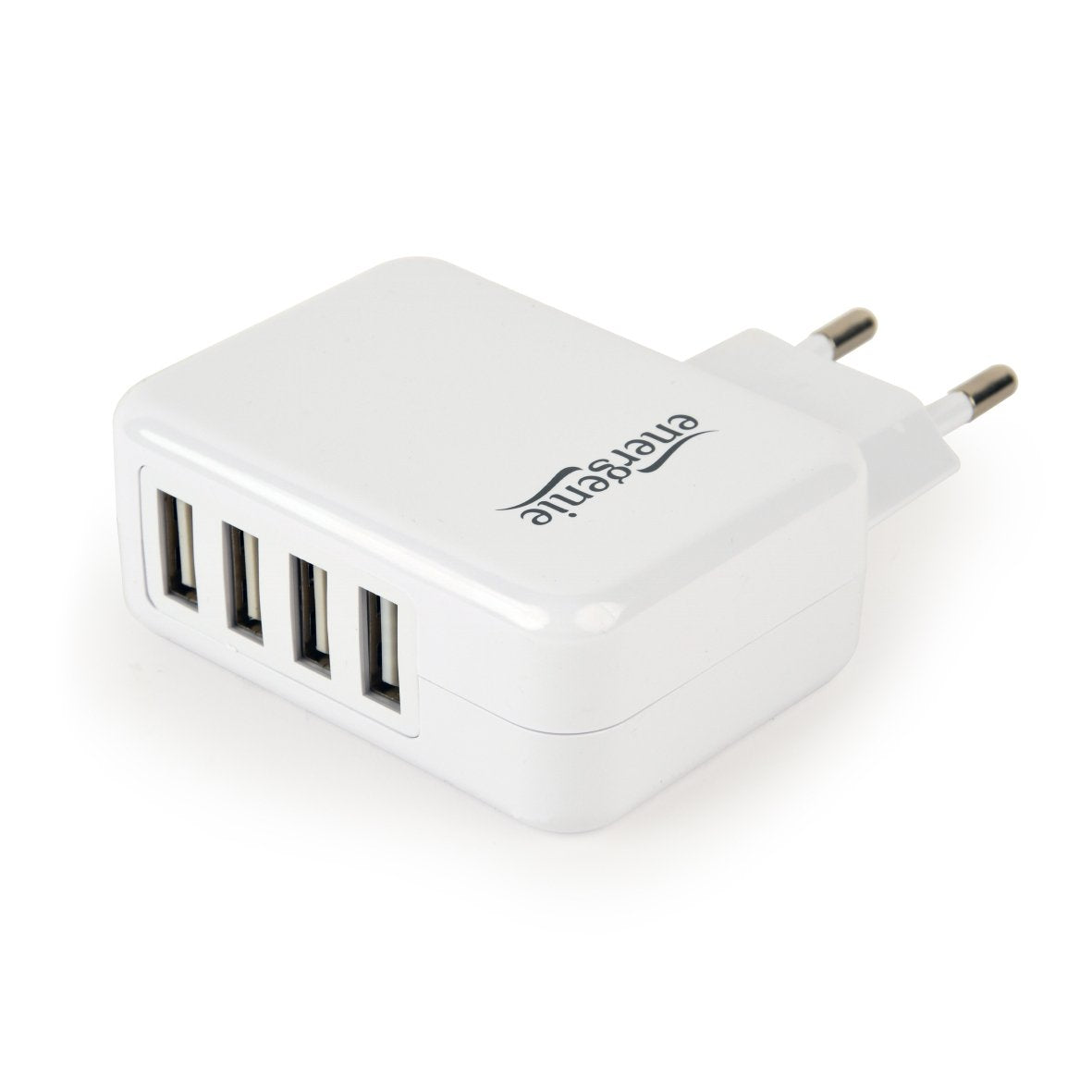 Gembird Cargador Usb Universal, 3.1 A, 4 Puertos Blanco