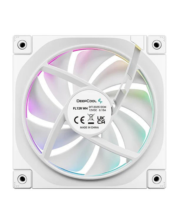 EAN 6933412785163 - DeepCool FL12R Carcasa del ordenador Ventilador 12 cm Blanco 1 pieza(s) imagen 3