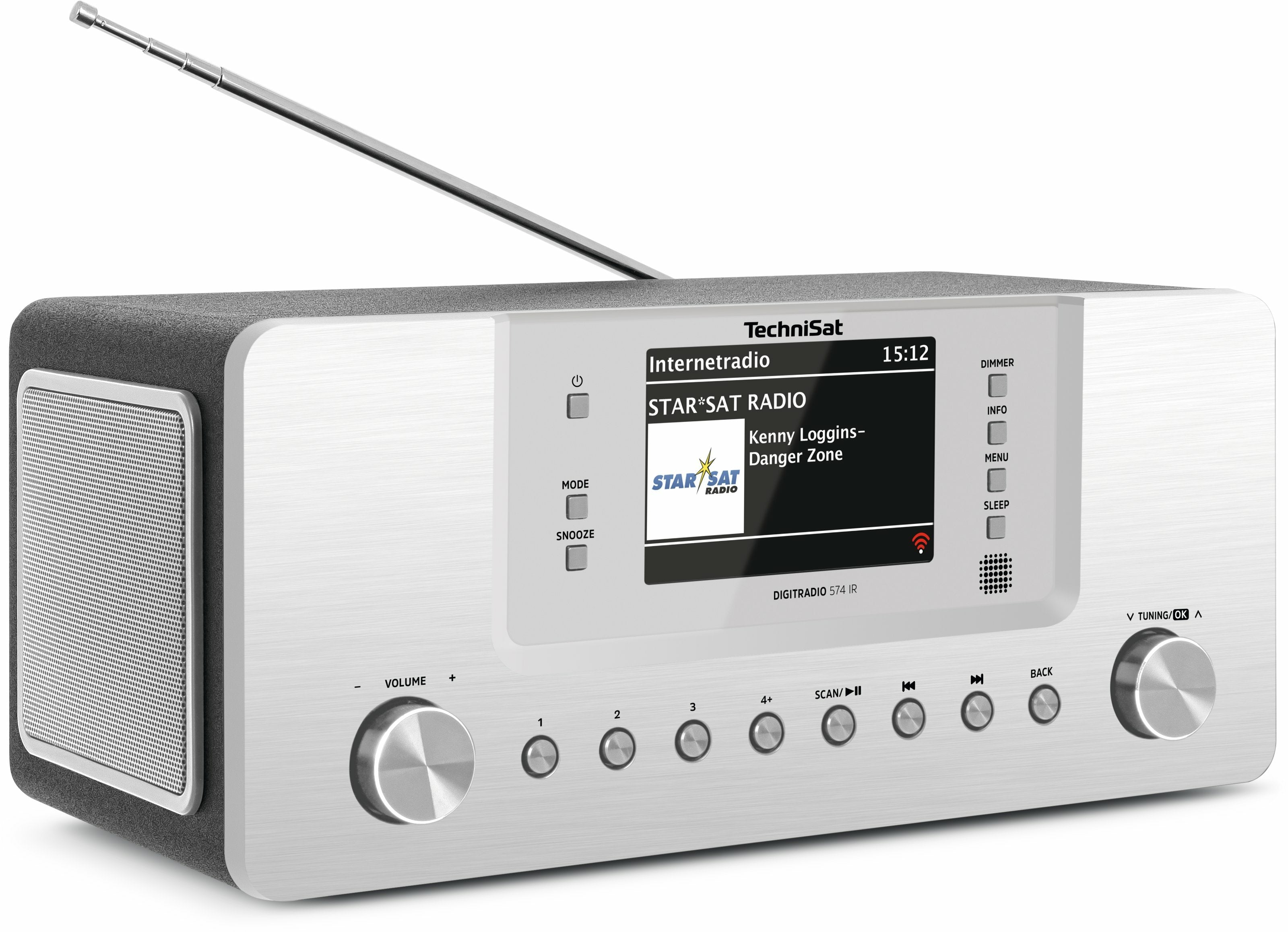 Digitradio Technisat 574 Ir Silver