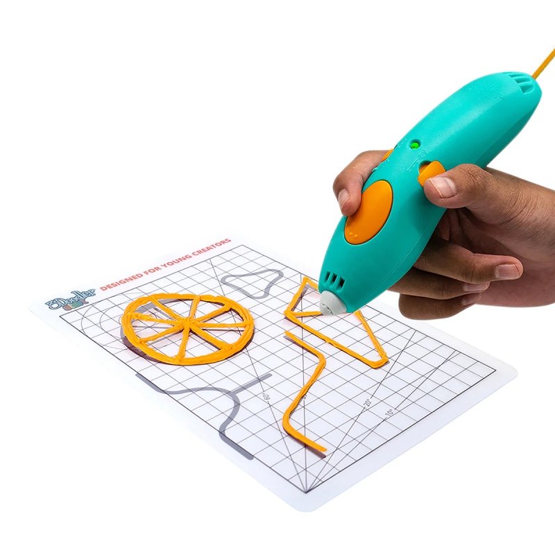 EAN 0817005024395 - 3Doodler Start Plus Costc komplektas rozszerzony lápiz 3D 0,77 mm Turquesa imagen 6