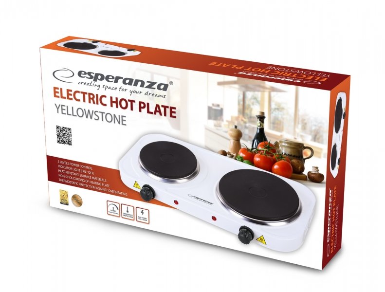Placa Eléctrica Esperanza Ekh007w 48 Cm 2500w Blanco