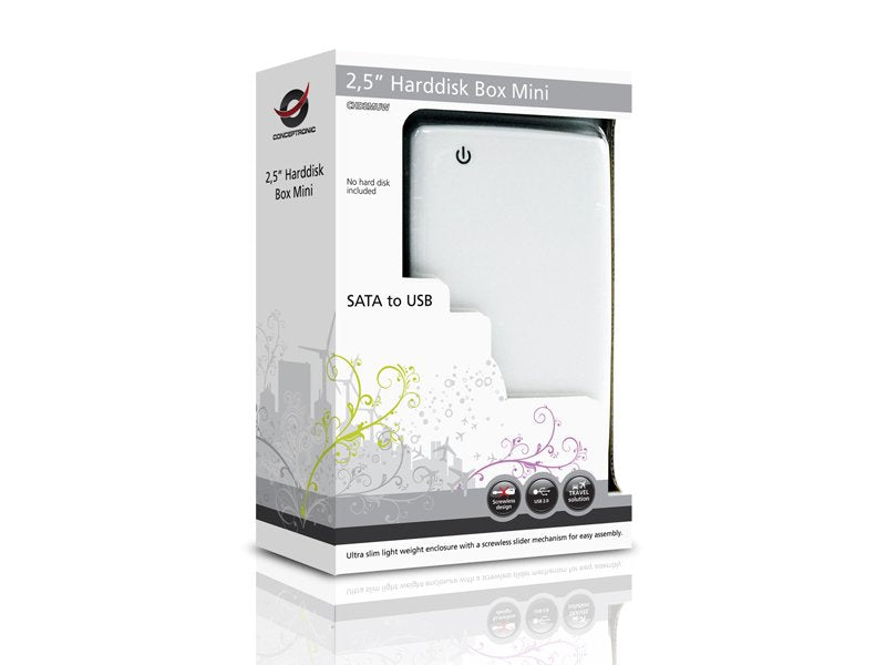 Conceptronic Caja Externa 2.5\1 Usb 2.0 Sata Blanco C20-251