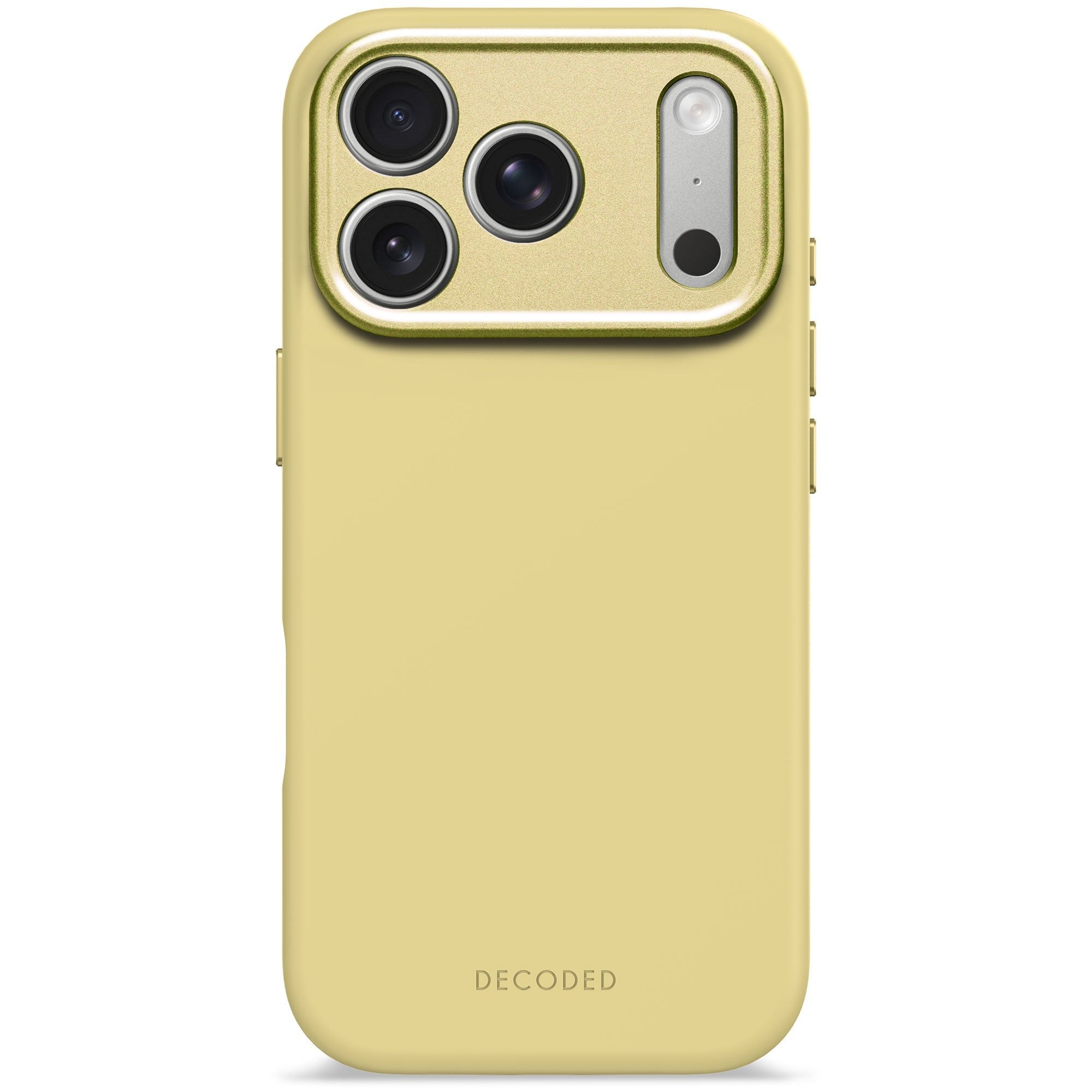 Decoded Silicone Backcover Apple Iphone 17 Pro Yuma Yellow Funda Para Iphone 17 Pro 16 Cm (6.3") Amarillo