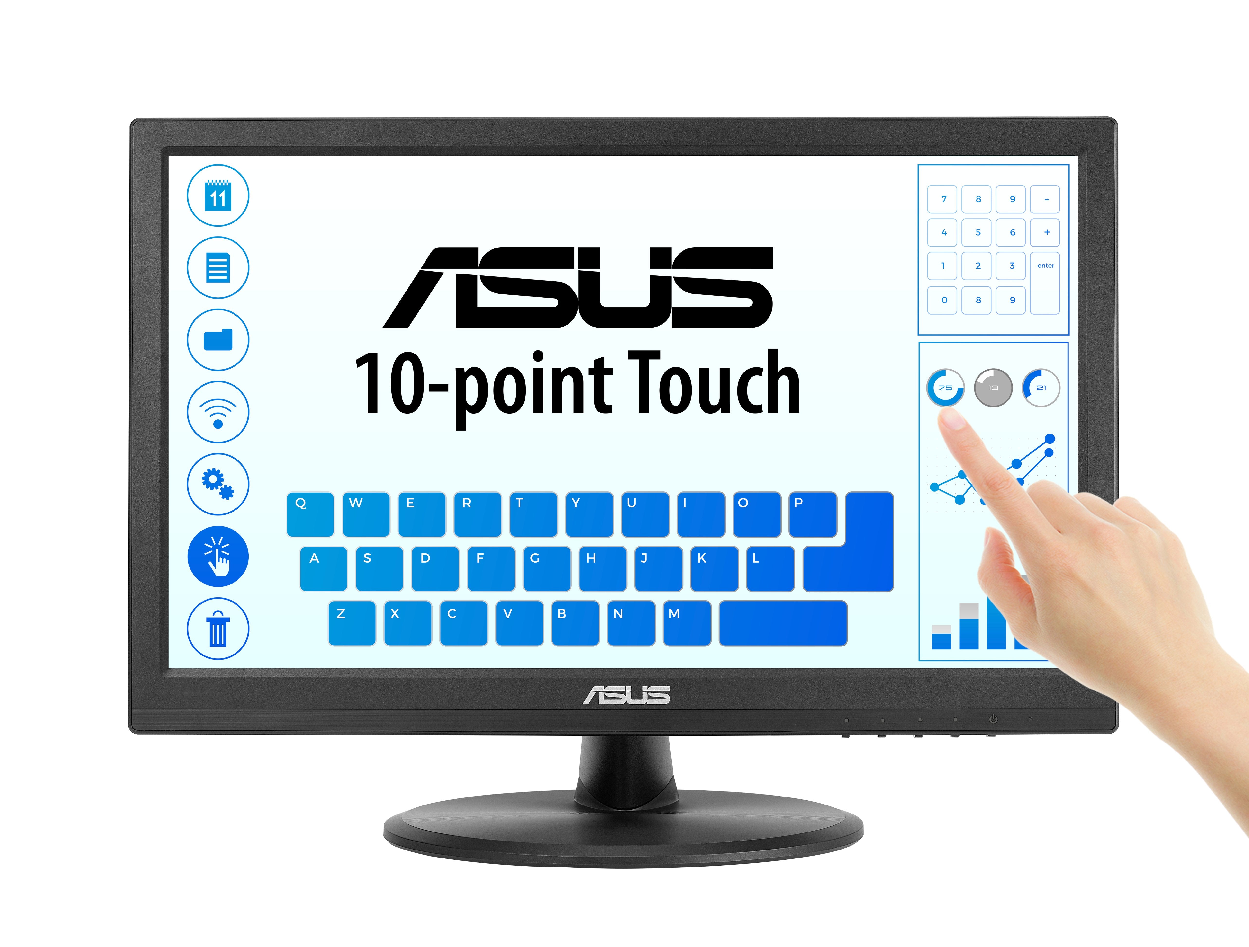 EAN 0197105406087 - ASUS Touch VT169HE pantalla para PC 39,6 cm (15.6") 1920 x 1080 Pixeles Full HD LED Pantalla táctil Mesa imagen 6