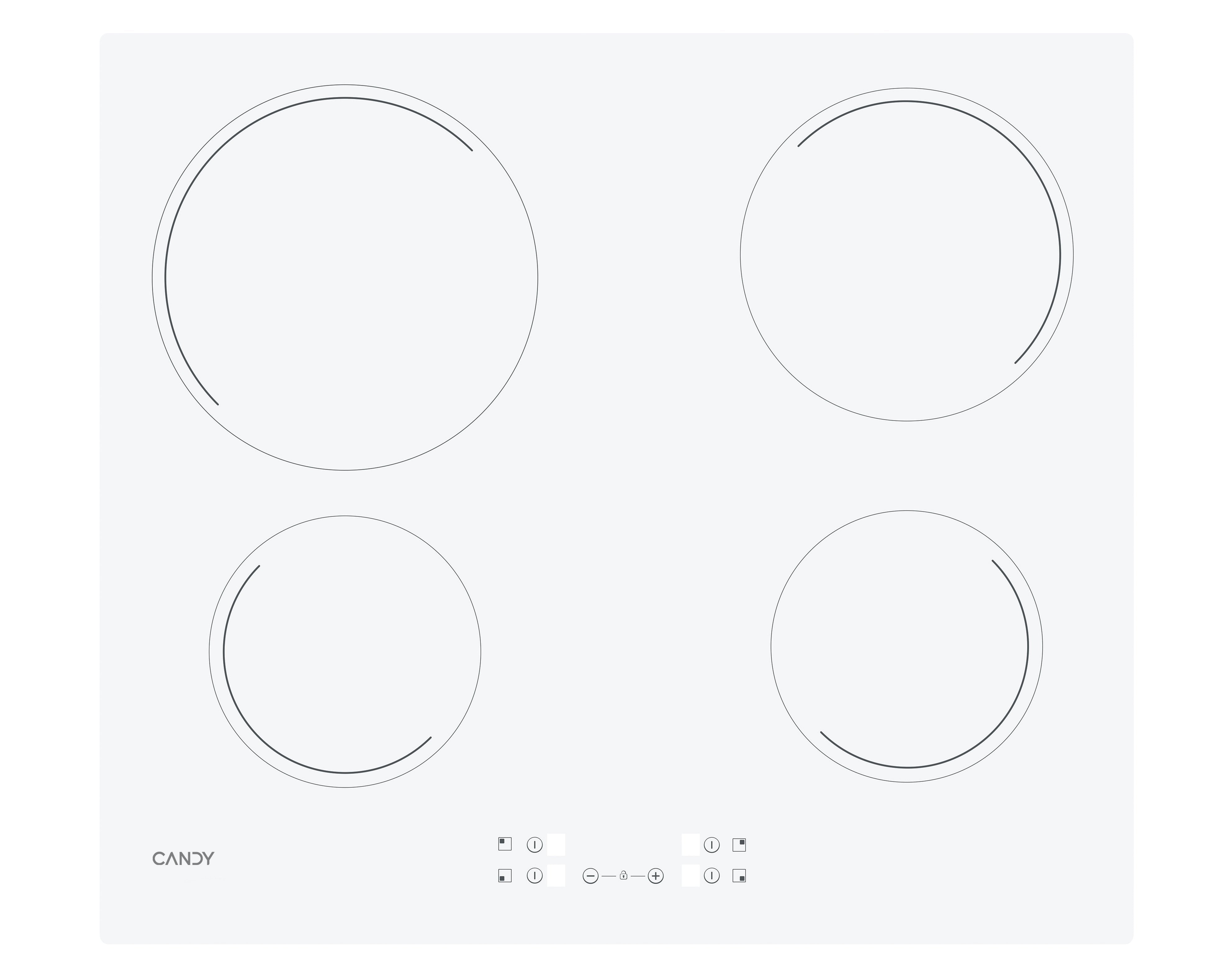 EAN 8016361954885 - Candy Idea CH64CCW Blanco Integrado Cerámico 4 zona(s) imagen 1