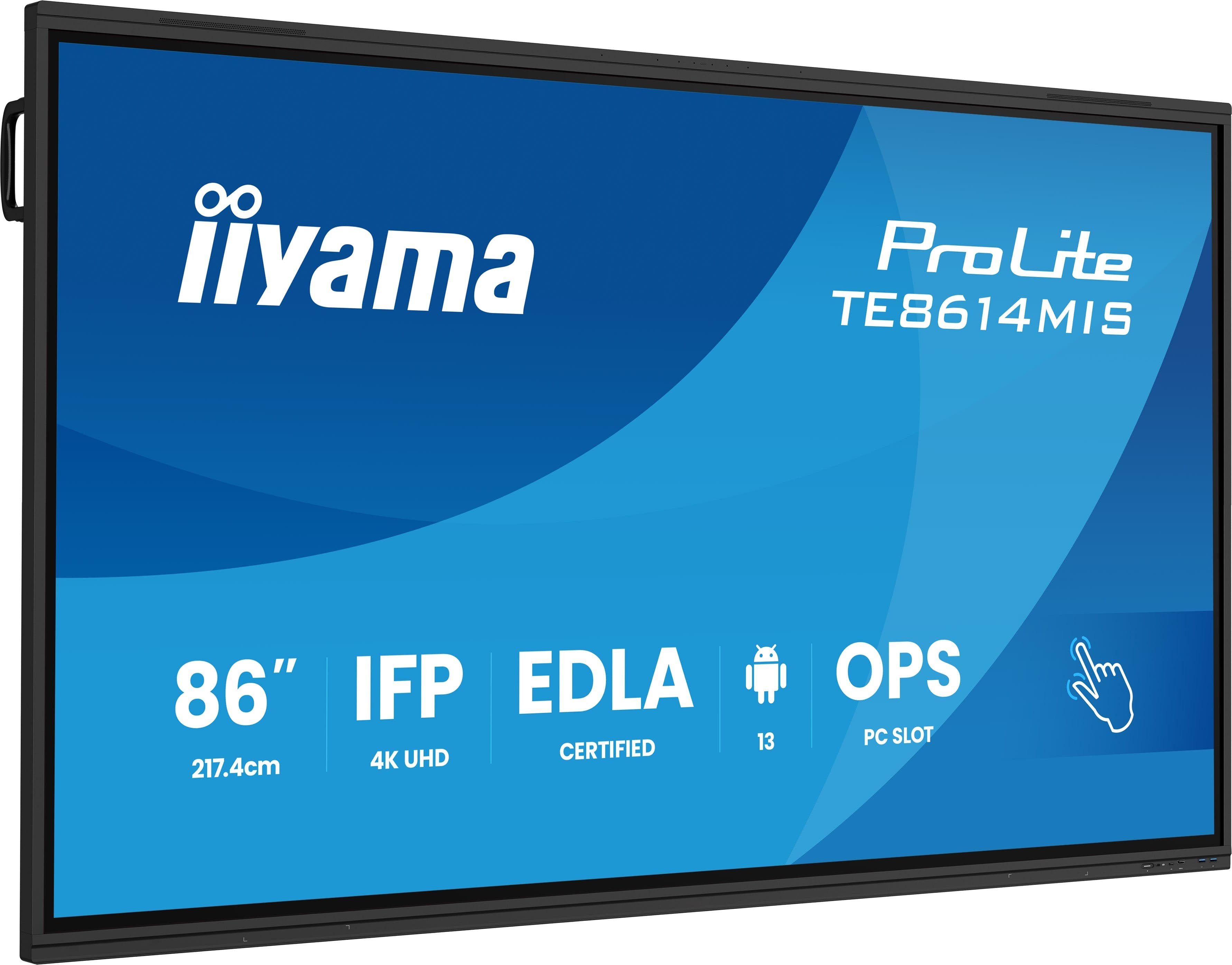 EAN 4948570124046 - iiyama PROLITE TE8614MIS-B2AG Diseño de quiosco 2,17 m (85.6") LCD Wifi 435 cd / m² 4K Ultra HD Negro Pan imagen 2