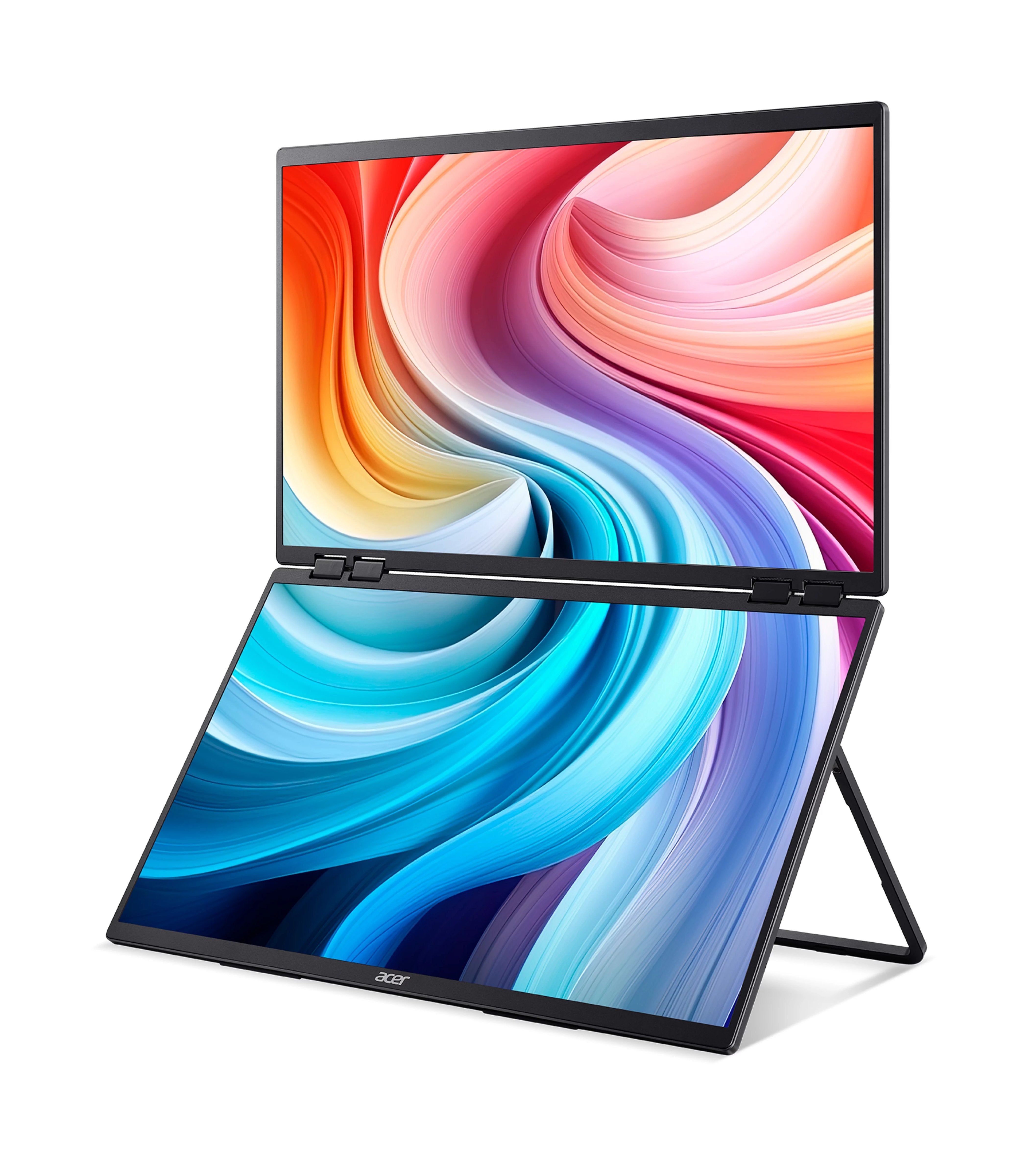 23.8'' Portable Dual Monitor Zeroframe Ips Pd243yebmiuux