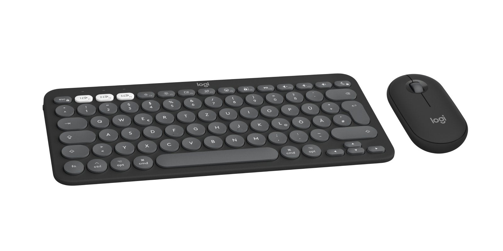 EAN 5099206117044 - Logitech 920-012208 teclado Ratón incluido Universal RF Wireless + Bluetooth QWERTZ Alemán Grafito imagen 6