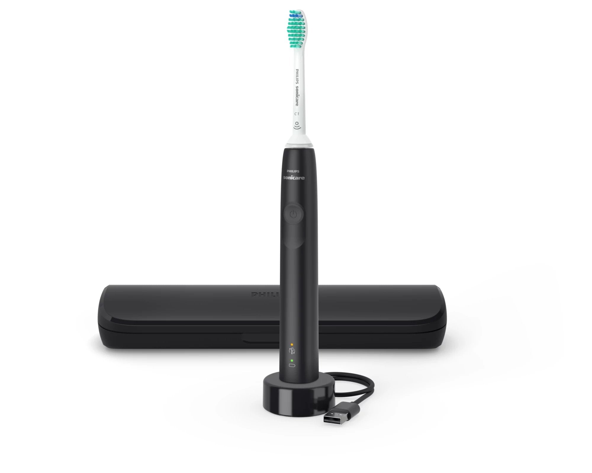 EAN 8710103985679 - Philips Sonicare 3100 series HX3673/14 cepillo eléctrico para dientes Adulto Cepillo dental sónico Negro imagen 1