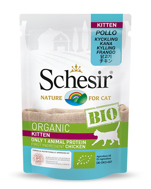 Schesir Bio Chicken In Pate - Wet Cat Food - 85g