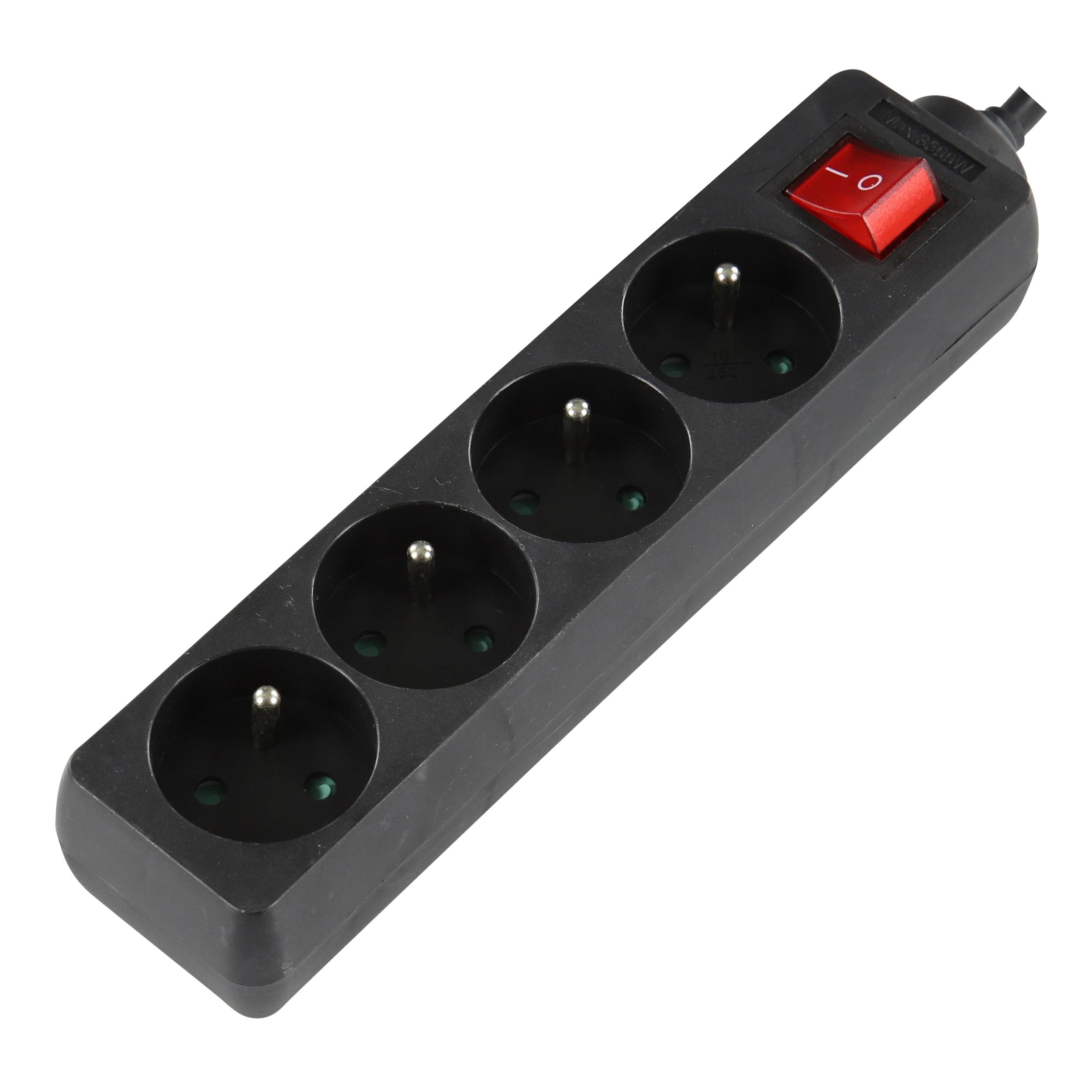 EAN 5420016804525 - LOGON LPS050 base múltiple 1,5 m 4 salidas AC Negro imagen 1
