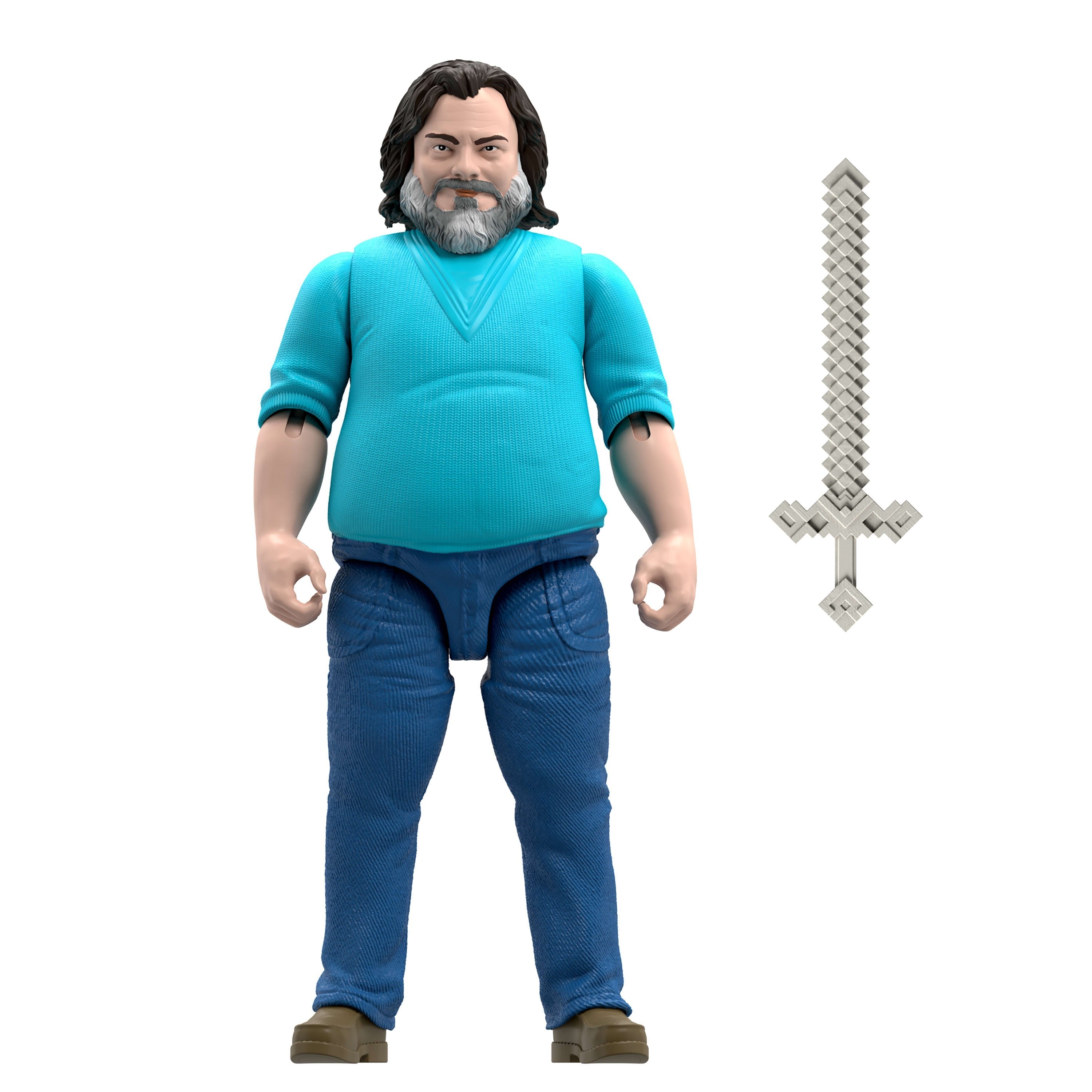 Mattel Minecraft Movie Grosse Steve-Actionfigur (30 Cm Grosse Sammelfigur) Jgg67
