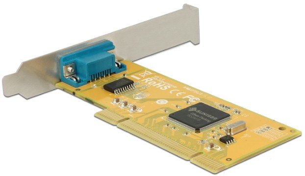 Delock 89592 Tarjeta Y Adaptador De Interfaz Interno Rs-232 Pci, Rs-232, Pci 3.0, Rs-232, Plata, Pc