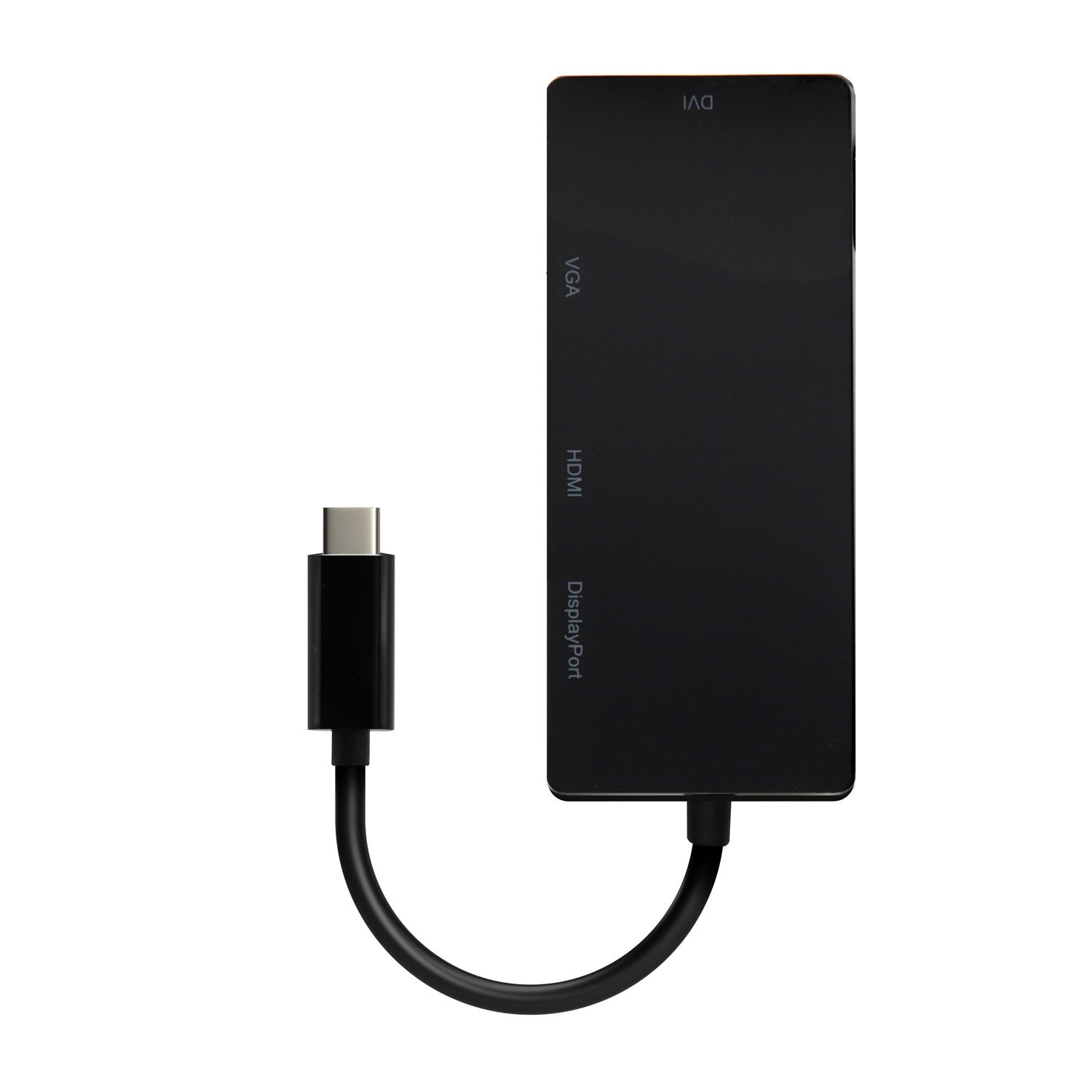 Aisens Conversor Usb-C A Displayport / Dvi / Hdmi / Vga - 15cm - Negro