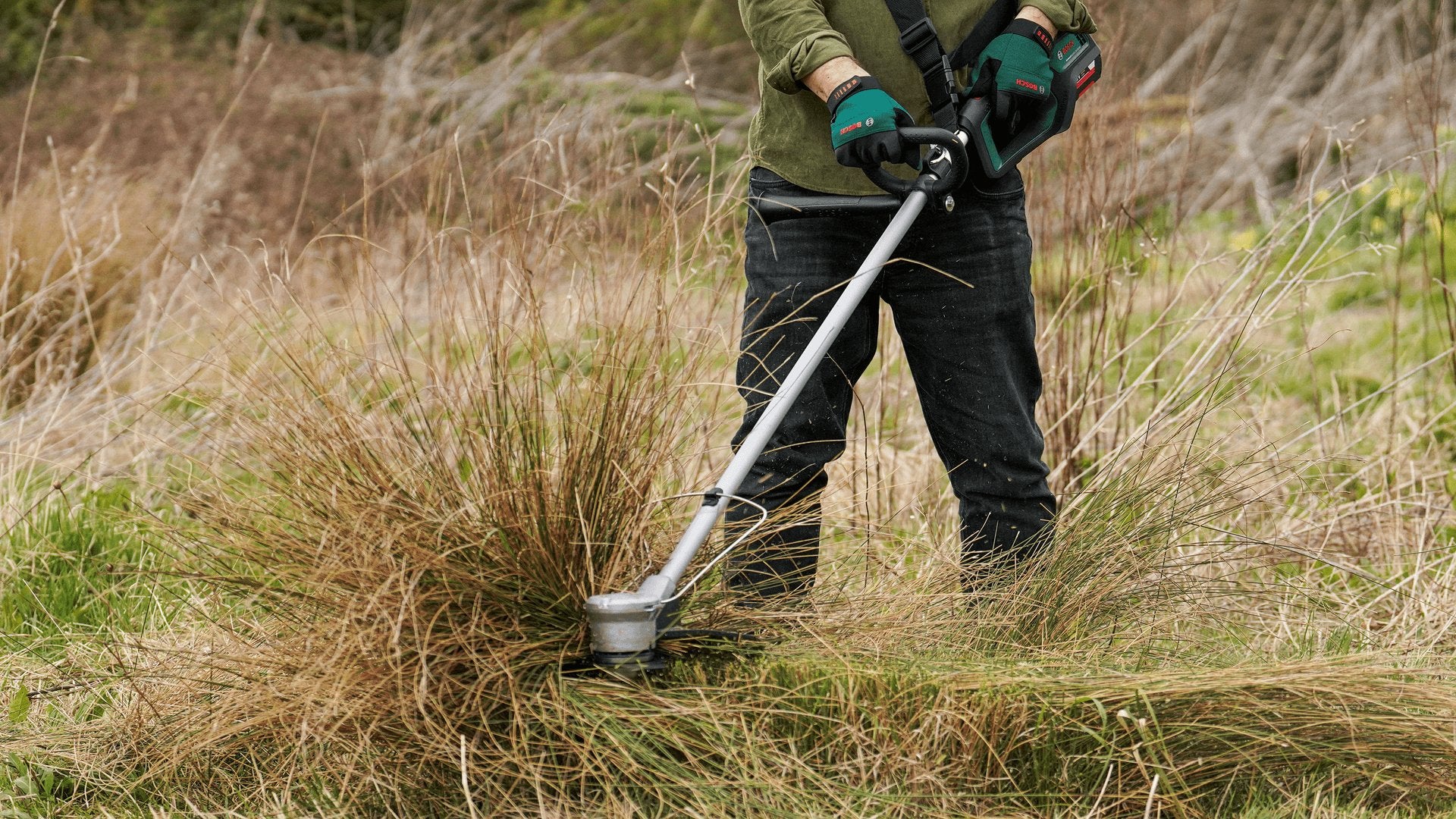 EAN 4059952660530 - Bosch BrushCut tijera de césped inalámbrica 2,4 mm 36 V Ión de litio Verde imagen 5